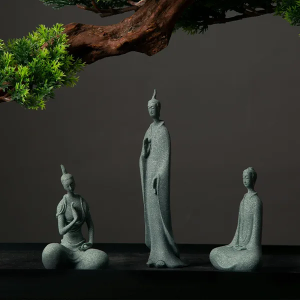 Zen Theme Desktop Decorative Tea Ornaments