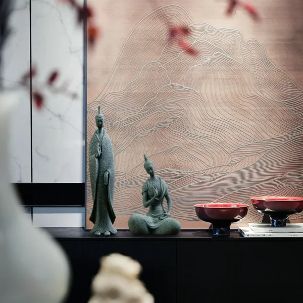 Zen Theme Desktop Decorative Tea Ornaments