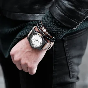 2pc Natural Stone Men's Bracelet
