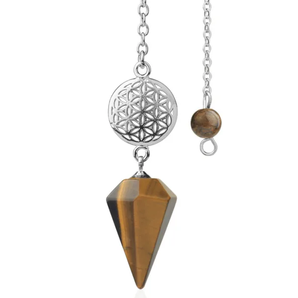 Semi-precious Crystal Stone Pendant