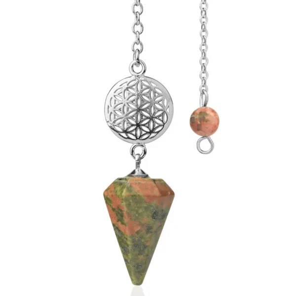 Semi-precious Crystal Stone Pendant
