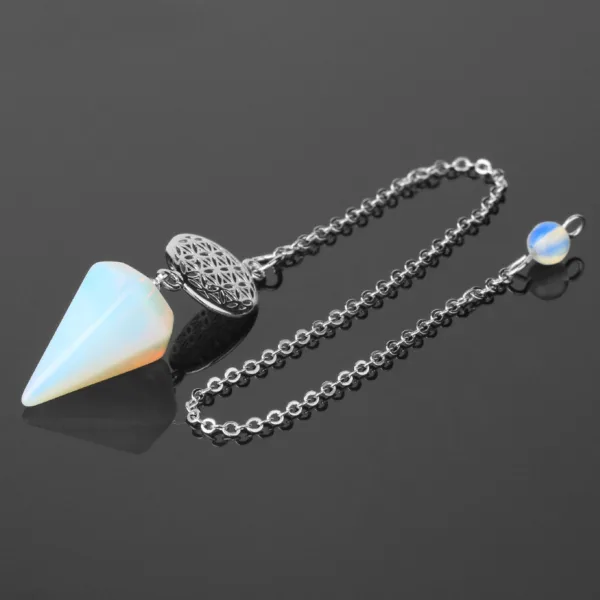 Semi-precious Crystal Stone Pendant