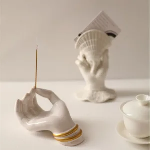Three-dimensional Hand Shaped Incense Burner
