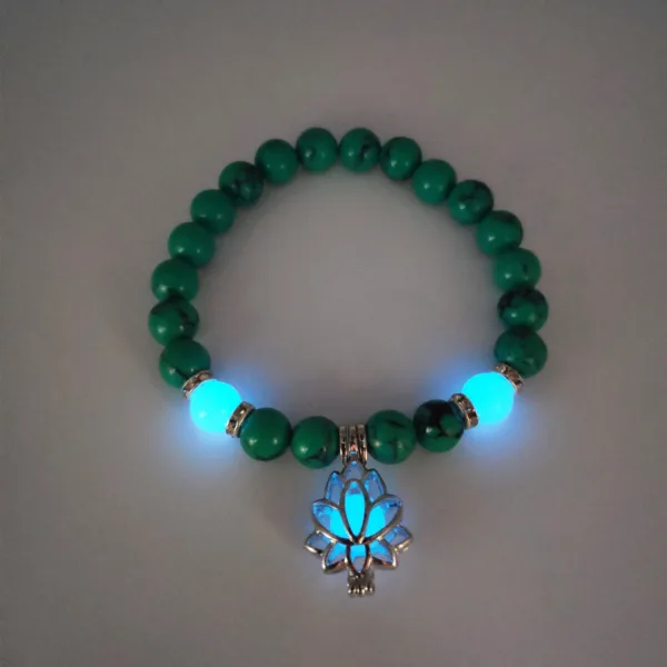 Energy Luminous Lotus Natural Stone Bracelet - Image 10