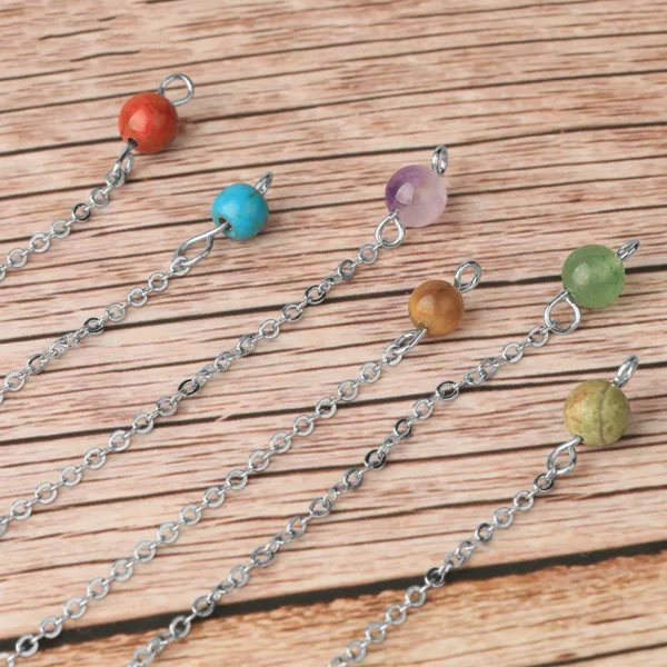 Semi-precious Crystal Stone Pendant
