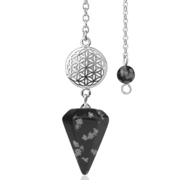 Semi-precious Crystal Stone Pendant
