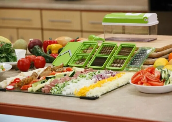 12pcs Multifunctional Vegetable Chopper Slicer Dicer