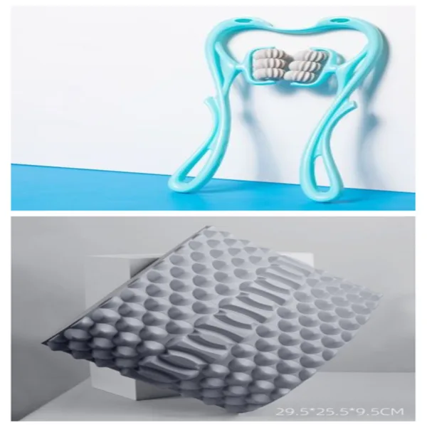 Multifunctional Six-wheel Roller Neck Massager