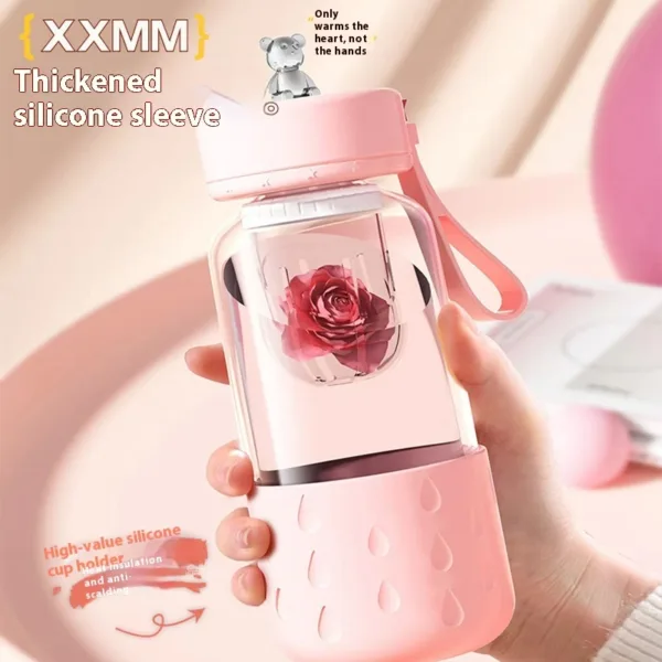 Magnetic Glass Infuser Water Bottle