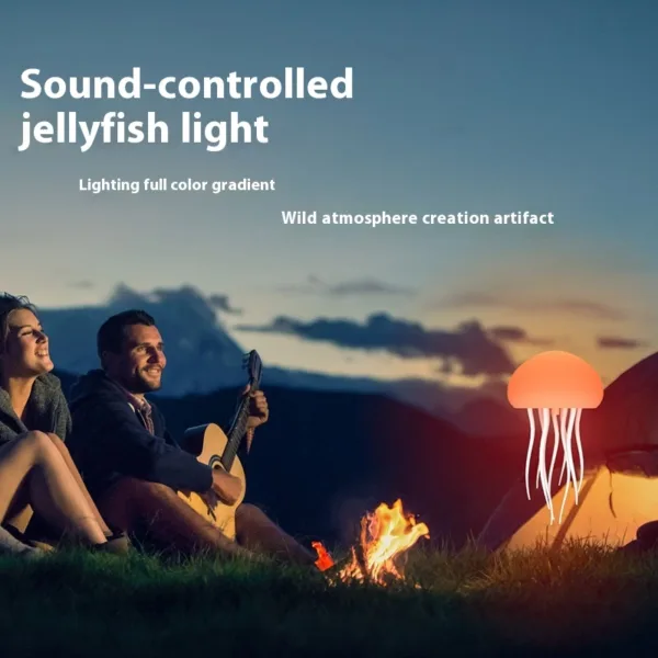 Jellyfish Night Light Smart Table Lamp - Image 4