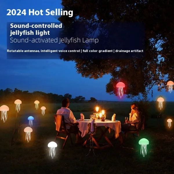 Jellyfish Night Light Smart Table Lamp