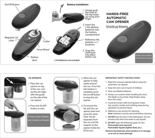 Automatic Can Opener