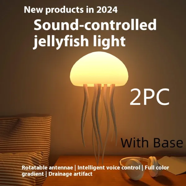 Jellyfish Night Light Smart Table Lamp - Image 3