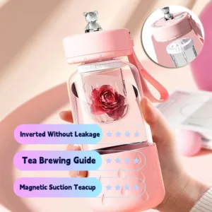 Magnetic Glass Infuser Water Bottle